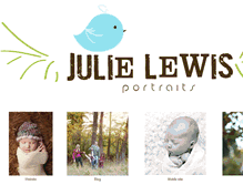Tablet Screenshot of julielewisportraits.com